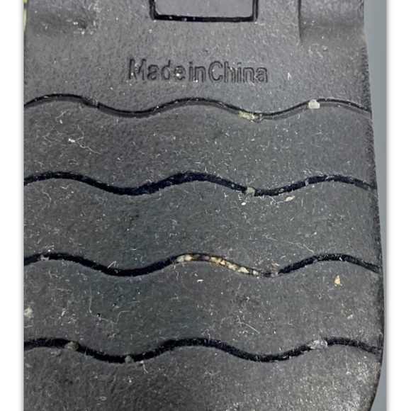 Soho Cobbler Wedge Flip Flops Sandals Black 7 - Picture 7 of 9